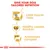 Teksti englanniksi: GIVE YOUR DOG TAILORED NUTRITION, Ideal muscle mass, Healthy cardiac function, Antioxidant complex. Kuvakkeet koirasta ja sydämestä.