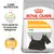 Royal Canin Dermacomfort Mini hundefoder. Tekst: Formuleret for at reducere allergener, dokumenteret effekt 91 % tilfredse ejere efter 2 måneder. Billede af sort hund. Royal Canin Dermacomfort Mini hundefoder. Tekst: Formuleret for at reducere allergener, dokumenteret effekt 91 % tilfredse ejere efter 2 måneder. Billede af sort hund.