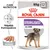 Royal Canin Sterilised All Sizes koiran märkäruoka, 85 g x12. Mureke. Ylläpitää ihannepainoa. Kuvassa pieni koira ja asteikko Max–Min Kg.