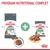 Program nutrițional complet Royal Canin Digestive: imagine cu hrană uscată și umedă pentru pisici, ambalaje vizibile cu textul '95% stool quality in 10 days'.