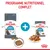 Programme nutritionnel complet Royal Canin Urinary Care pour chats, croquettes et sachet fraîcheur visibles, texte : 'PROVEN RESULTS', 'VISIBLE EFFECT IN 10 DAYS' sur les emballages.