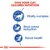 Text: Give your cat tailored nutrition. Vitality complex, stool odour reduction, renal health. Three blue icons with cats beside each benefit.