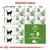 Feeding table for cats by weight: ideal 3kg 40g or 23g + pouch, 4kg 49g or 32g + pouch, 5kg 58g or 41g + pouch, 6kg 66g or 49g + pouch. Overweight: 3kg 32g/15g, 4kg 39g/22g, 5kg 46g/29g, 6kg 53g/35g.