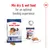 Instructional image showing dry and wet food with text: Mix dry and wet food for an optimal feeding experience. Includes Royal Canin maxi adult dry and wet food products.