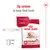 Product image showing zip system for easy opening and resealing to keep food fresh, with a close-up of the packaging and text highlighting 'easyopen & zipsystem' and 'freshpack'.