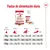 Pautas de alimentación diaria Royal Canin Medium Adult: tabla con cantidades recomendadas según peso del perro (11, 16, 25 kg) y nivel de actividad, combinando pienso y lata.