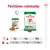 Päivittäinen ruokintaohje Royal Canin Mini Ageing 12+ koirille: 2 kg – 1 annospussi + 27 g, 6 kg – 1 annospussi + 89 g, 10 kg – 1 annospussi + 140 g kuivaruokaa.