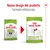 Nuovo design del prodotto Royal Canin X-Small Adult, formula ottimizzata. Immagine delle due confezioni a confronto con freccia rossa tra vecchio e nuovo packaging.