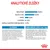 Analytické zložky: bielkoviny 30 %, oleje a tuky 22 %, popol 8,2 %, vláknina 1,9 %, omega-3 mastná kyselina (DHA) 0,19 %. Zloženie a doplnkové látky uvedené v texte.