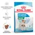 Pachet Royal Canin Starter Mother & Babydog Mini 1–2 months, susține sănătatea mamelor și puilor, sistem imunitar puternic, crochete rehidratabile, imagine cu doi câini pe ambalaj.