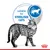 Image shows a cat with a label stating 'suitable for sterilised cats', indicating the product is intended for sterilised cats.