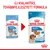 Royal Canin Puppy Medium 140 g, új csomagolás és továbbfejlesztett formula. Látható: régi és új tasak, 11–25 kg-os kölyökkutyáknak, 2–12 hónapos korig.
