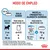 Modo de empleo Royal Canin Puppy: solo sobre, 4+1/2 a 4 sobres según edad; mezcla, 1 sobre 85 g más 72 g a 57 g croquetas para peso adulto objetivo de 5 kg. Energía: 946 kcal/kg.