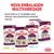 Royal Canin Sensory embalagem multivariedade para gatos, inclui 12 saquetas: 4 Smell, 4 Taste, 4 Feel. Texto: 'Inclui todas as 3 variedades para oferecer uma experiência sensorial intensa'.