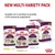 Royal Canin Sensory Multi-Variety Pack: 12 saszetek po 85 g, 4 x Smell, 4 x Taste, 4 x Feel. Opakowania z widocznymi nazwami i grafiką kota.