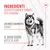 Ingredienti scientificamente provati per favorire un invecchiamento sano e il benessere articolare. Testo promozionale con immagine di cane.