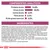 Componentes analíticos: proteína bruta 14 %, grasa bruta 18 %, ceniza bruta 4 %, fibra bruta 2,4 %, ácido graso esencial 4 %. Ingredientes y aditivos detallados en la imagen. Componentes analíticos: proteína bruta 14 %, grasa bruta 18 %, ceniza bruta 4 %, fibra bruta 2,4 %, ácido graso esencial 4 %. Ingredientes y aditivos detallados en la imagen.