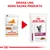 Zmiana linii, nowa nazwa produktu: Royal Canin Senior Consult Stage 2 zmienia się na Royal Canin Early Renal. Widoczne opakowania obu produktów dla kotów.
