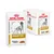 Veterinary food pouch and box labelled Urinary S/O, thin slices in gravy. Product shows a black and white dog illustration on both the pouch and packaging.