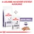 Royal Canin Expert Mature Consult száraz és nedves eledel csomag, pépes állag, felirat: A legjobb, ha kevert etetést alkalmaz. MATURE CONSULT, PÉPES.