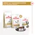 Royal Canin Urinary S/O -koiranruokapakkaukset ja Treats-makupalat, teksti: URINARY S/O -ERIKOISRUOKAVALIOIDEN kanssa yhteensopivat makupalat. Ruokakuppi edessä.