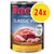 Rocco Classic Pure, 24x400g, with beef & chicken. Testo visibile: 100% fresh ingredients & grain-free recipe.