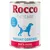 Konzerva Rocco DietCare Weight Control, Low in Energy, Beef & chicken, 400 g. Na obalu modrý pes a symbol vah.