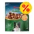 Rocco Cubes, friandises pour chien, saveur Chicken & Fish, sachet de 150 g avec offre promotionnelle indiquée par un symbole pourcentage jaune et rouge. Rocco Cubes, friandises pour chien, saveur Chicken & Fish, sachet de 150 g avec offre promotionnelle indiquée par un symbole pourcentage jaune et rouge.