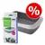Savic Bag it Up kissanhiekkapussit, Medium, 12 pussia. Harmaa kissanvessa valkoisella reunalla ja punaisella alennussymbolilla.