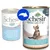 Schesir Kitten Care 3–12 burk med bild på kattunge och text: Tonnetto con aloe, tuna with aloe, thon avec aloès, thunfisch mit aloe, atún con aloe, tonijn met aloë.