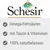 Schesir. Omega fatty acids, with taurine & vitamins, 100% natural.