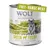Wolf of Wilderness Green Fields Senior, 800 g. 100% grain-free recipe. Free-range meat. Fresh free-range chicken with lamb, wild berries, korzenie i zioła. Widoczny wilk na etykiecie.