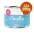 Confezione da 12 lattine Smilla Kitten con vitello, 200 g ciascuna. Testo visibile: WITH VEAL, FOOD FOR A LIFETIME, GRAIN FREE.