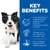 KEY BENEFITS: A special blend of ingredients help support brain function, interaction, energy & vitality. Omega-3 & -6 fatty acids for a luxurious coat. Easy-to-digest ingredients for healthy digestion. Text på engelska.