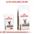 Royal Canin Gastrointestinal Fibre Response shown in wet and dry packaging. Text states: Also available in dry.