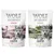 Deux sachets Wolf of Wilderness Wild Bites Junior 180 g : Leafy Willows (poulet frais avec veau) et Green Fields (poulet frais avec agneau), recette sans céréales visible sur l’emballage.