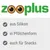 Zooplus. Aus Silikon, in Pfötchenform, auch für Snacks.