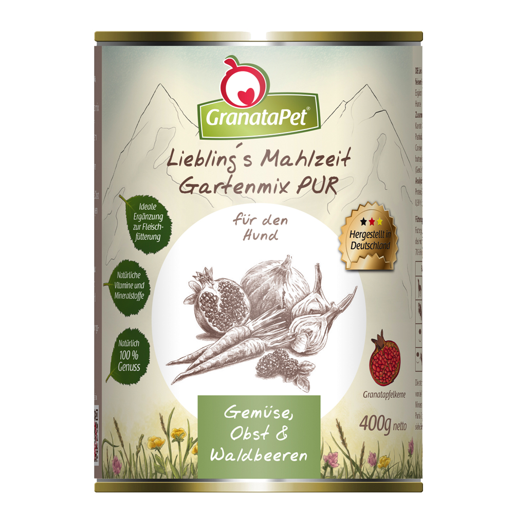 Fotografie produktu: GranataPet Liebling's Mahlzeit Zahradní směs - Výhodné balení 12 x 375 g