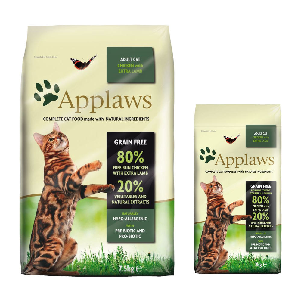 

Applaws Naturally Hypoallergenic pienso en oferta: 7,5 + 2 kg ¡gratis! - Adult con pollo y cordero