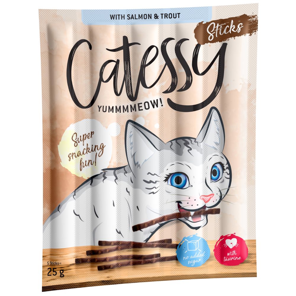 Fotografie produktu: Catessy Sticks 10 ks - Bar-B-Q s krůtím masem 10 x 5 g