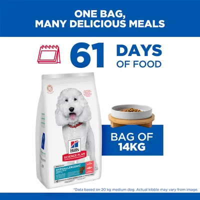 Hill's Science Plan Hypoallergenic Adult 1 - 6 Medium with Salmon Hill's Science Plan Hypoallergenic Adult 1 - 6 Medium with Salmon