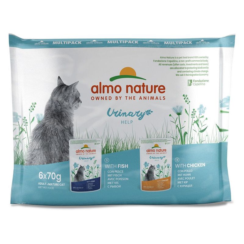 Croquettes Almo Nature Holistic Urinary Help 2 kg pour chat + sachets 6 x 70 g à 30 % de remise !