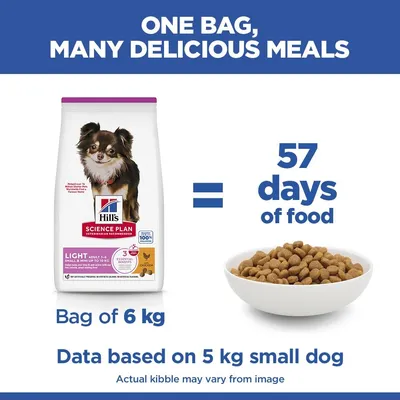 Hill's Science Plan Adult 1-6 Light Small & Mini cu pui