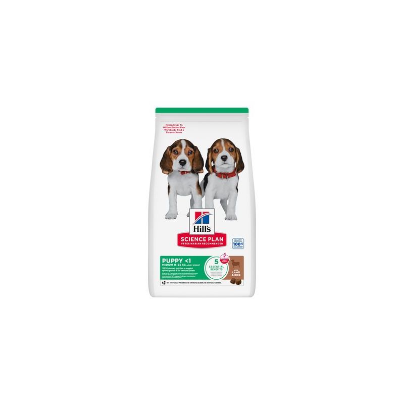 Hill's Science Plan Puppy <1 Medium met Lam & Rijst