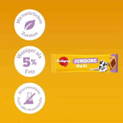 Pedigree Jumbone Maxi - Set risparmio: 12 x 180 g Pedigree Jumbone Maxi - Set risparmio: 12 x 180 g