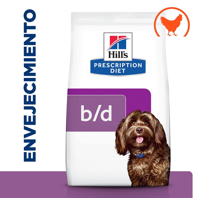 Hill's b/d con pollo Prescription Diet Ageing Care pienso para perros