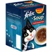24 x 48g Felix Soup Wet Cat Food - 3 + 1 Free! *