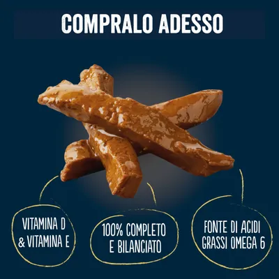 COMPRALO ADESSO. VITAMINA D & VITAMINA E. 100% COMPLETO E BILANCIATO. FONTE DI ACIDI GRASSI OMEGA 6.