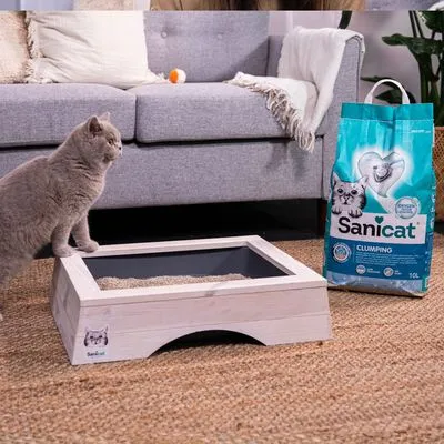 Sanicat Klonterende Kattenbakvulling met Marseillezeep