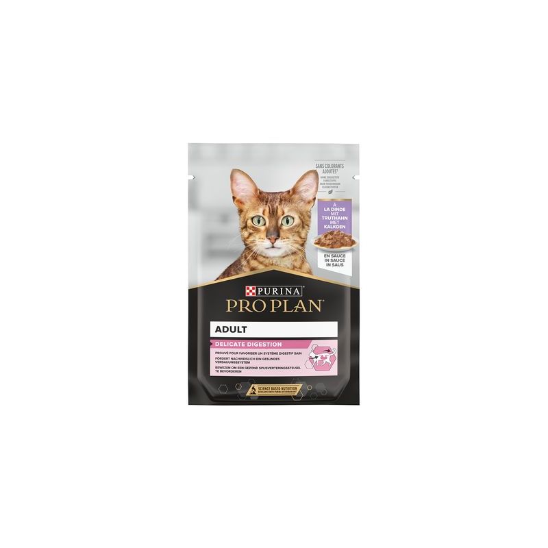 Pro Plan Delicate Digestion Adult Kattenbrokken met Kalkoen 3kg Pro Plan Delicate Digestion